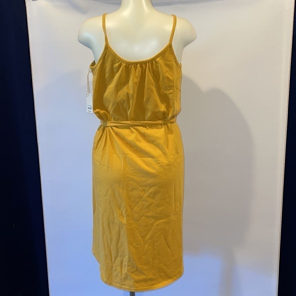 Ana mustard spaghetti strap lounge dress size xs - Picture 3 of 5